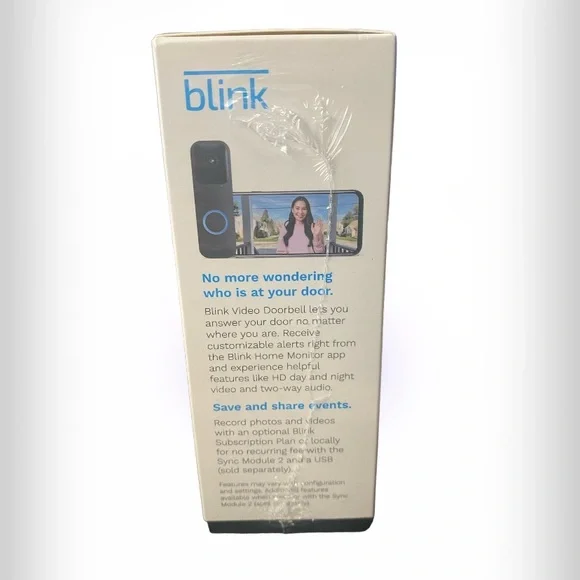 Blink Video Doorbell in Black - Picture 4 of 7